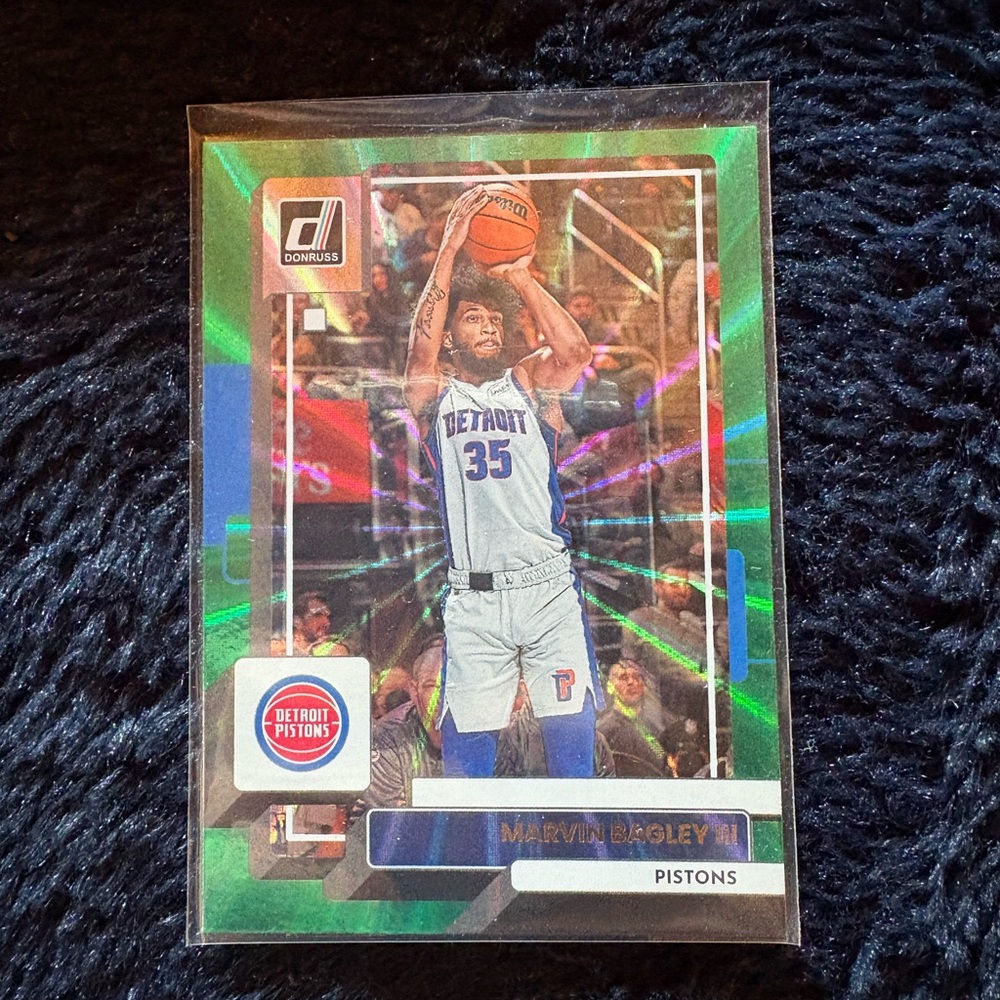 Marvin Bagley III Detroit Pistons Basketball Card